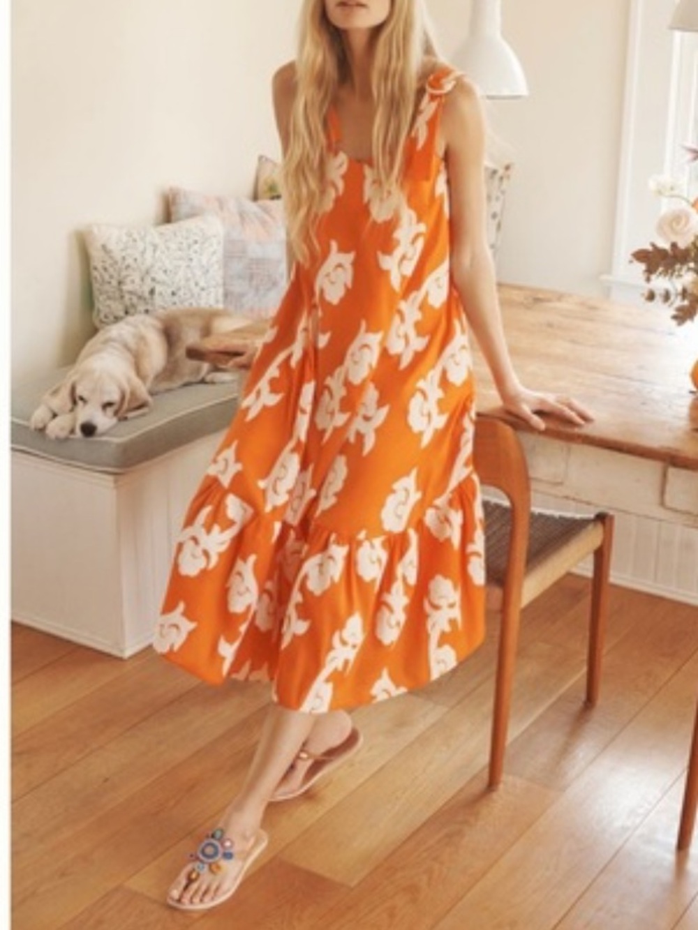 Anthropologie Phoebe Flounced Maxi Dress Exquise - Picture 13 of 16